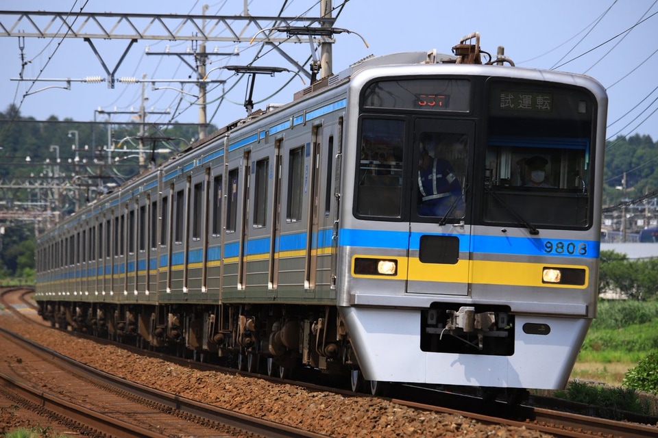 【北総】9800形9808編成が京成本線で試運転の拡大写真