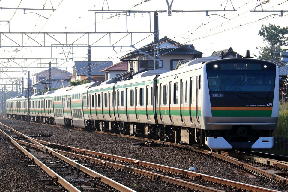 【JR海】沼津駅連動装置取り替え工事に伴いE233系が沼津以西へ入線の拡大写真