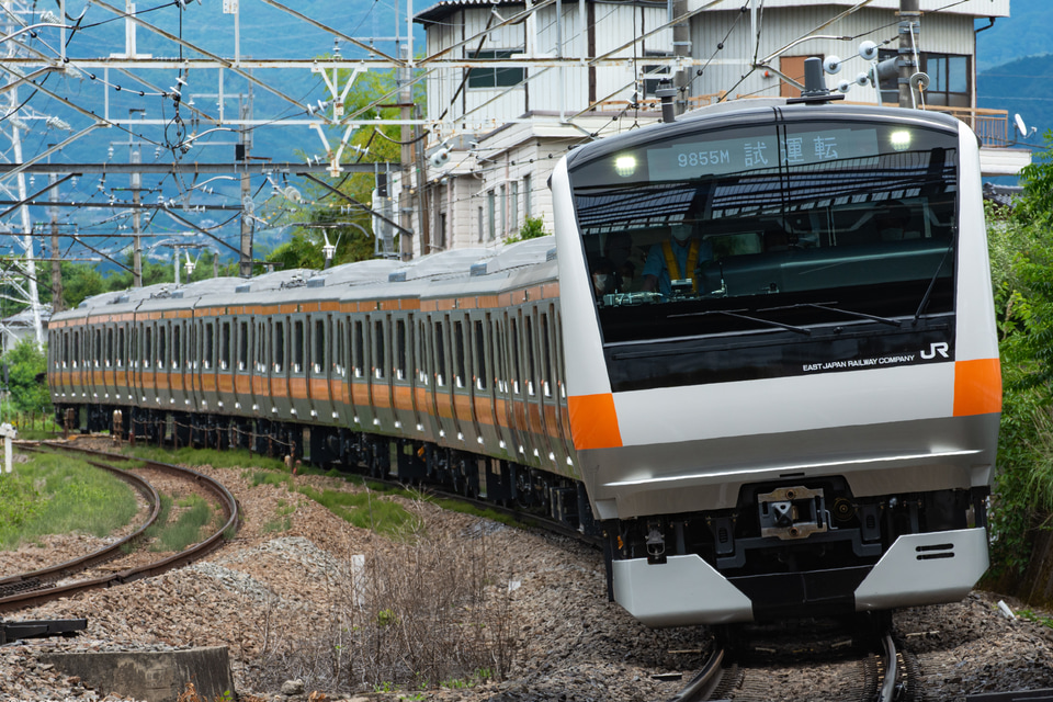 【JR東】E233系トタT71編成 中央本線試運転の拡大写真