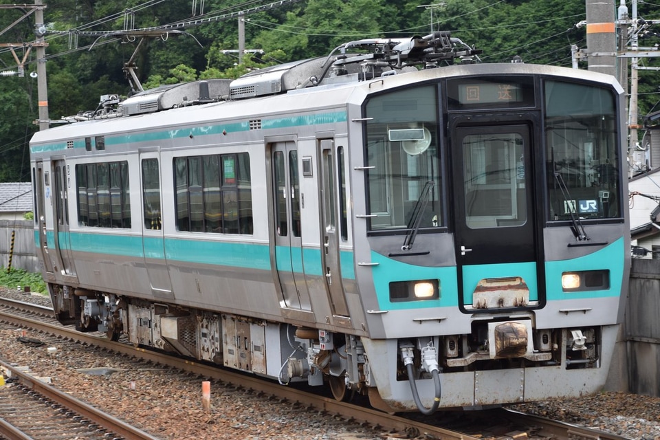 【JR西】125系クモハ125-17が吹田総合車両所本所出場回送の拡大写真