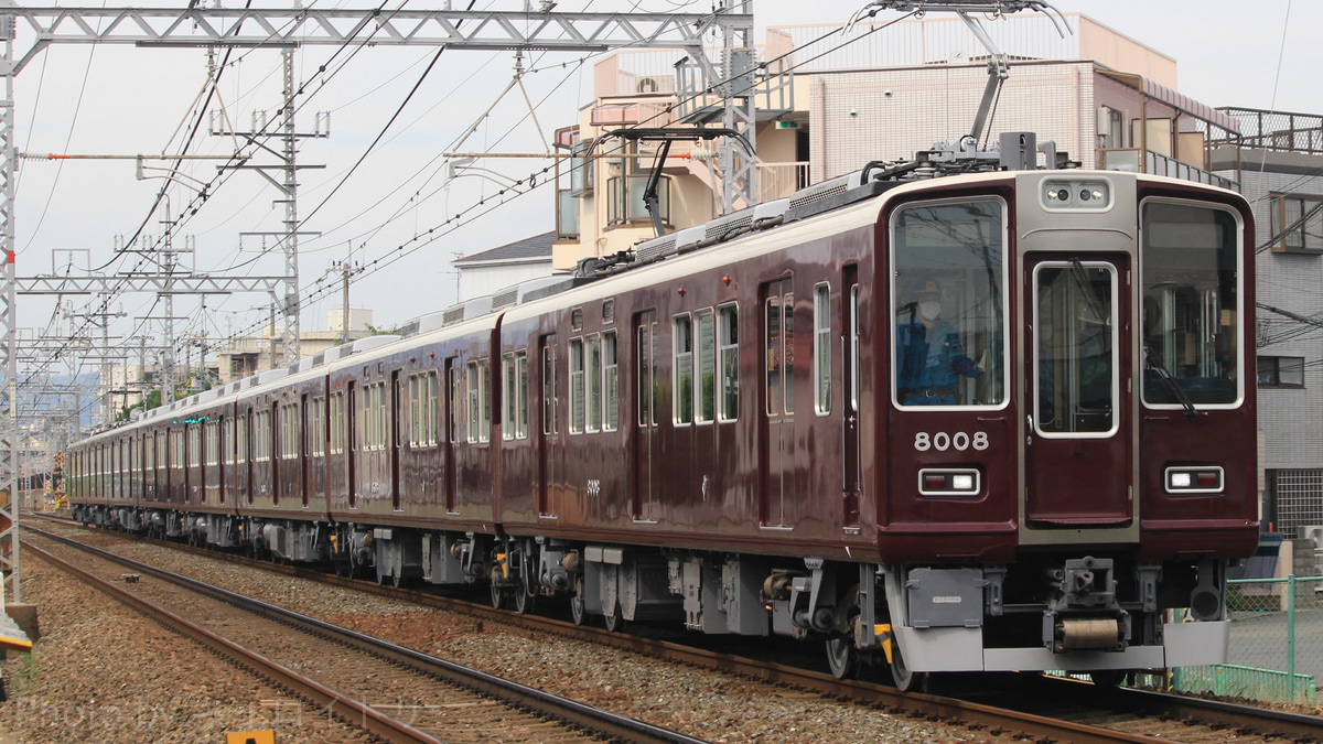 阪急】8000系 8008F出場試運転 |2nd-train鉄道ニュース