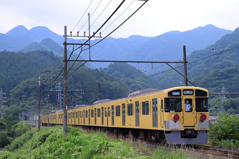 【西武】9000系9105Fのうち4両が武蔵丘への拡大写真