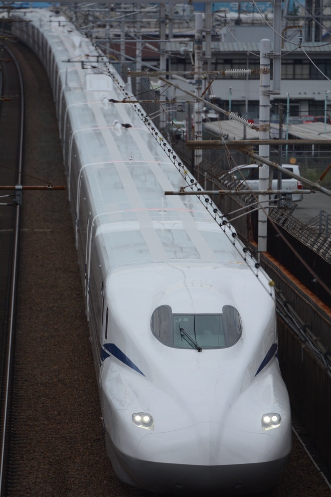 【JR海】N700S J5編成試運転を名古屋〜三河安城間で撮影した写真
