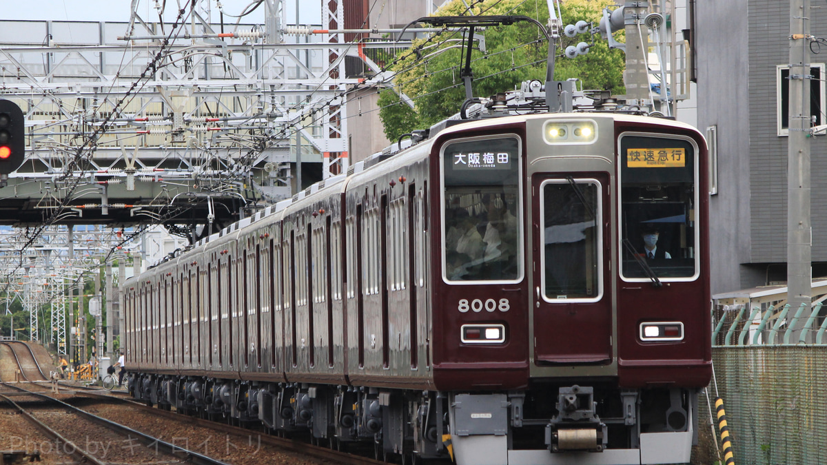 阪急8000系 8008f 登場時仕様 ライト点灯加工 鉄道コレクション | 特