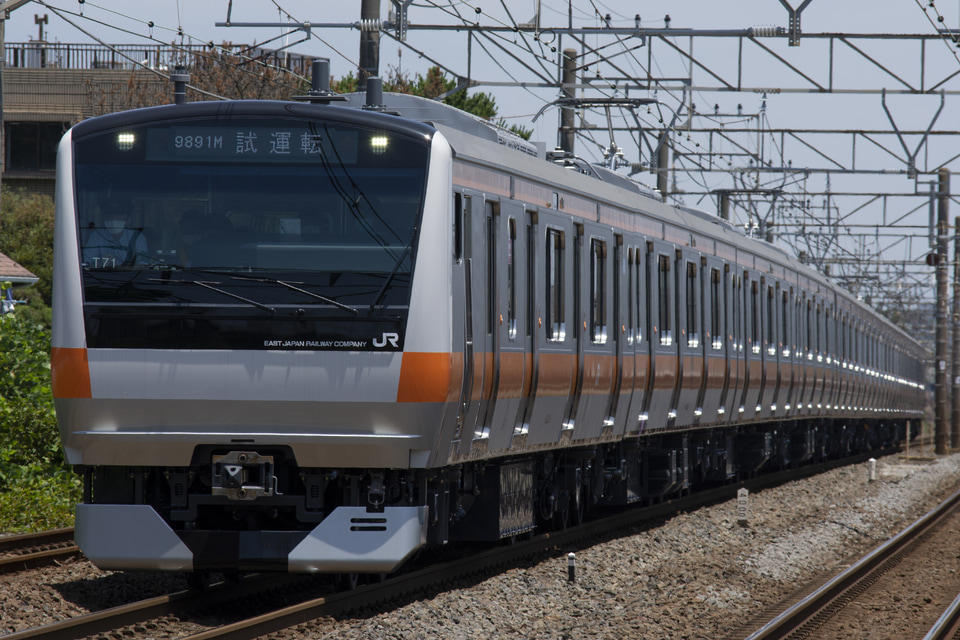 【JR東】E233系0番台トタT71編成性能試験の拡大写真