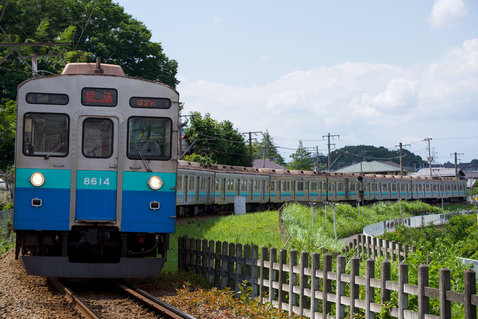 【東急】8500系8614F(伊豆のなつ号) 廃車回送の拡大写真