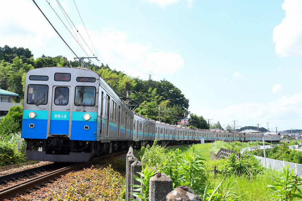 【東急】8500系8614F(伊豆のなつ号) 廃車回送の拡大写真