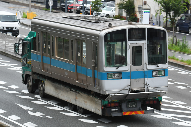 【小田急】1000形1081F 新宿方2両 廃車・搬出を相模原市内で撮影した写真