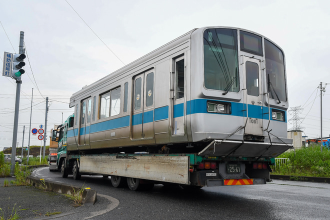 【小田急】1000形1081F 新宿方2両 廃車・搬出を久喜市内で撮影した写真