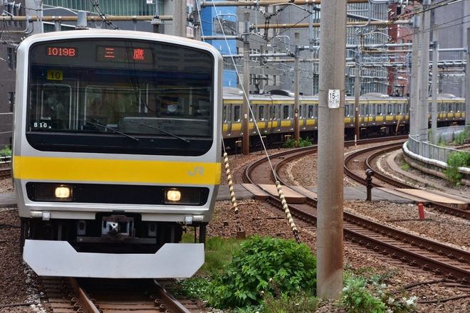 【JR東】飯田橋駅ホーム切り替えを飯田橋駅で撮影した写真
