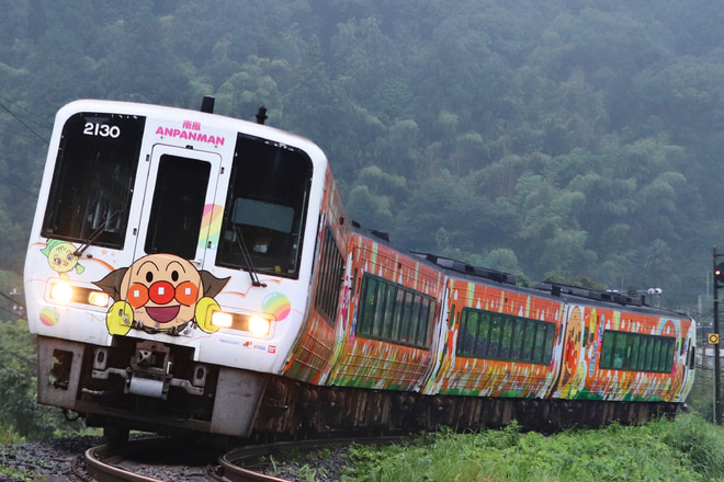 【JR四】土讃線2000系アンパンマン列車運行終了を黒川～讃岐財田間で撮影した写真