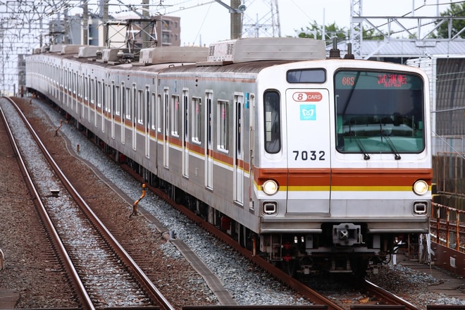 【メトロ】7000系7132F ATO調整試運転を和光市駅で撮影した写真