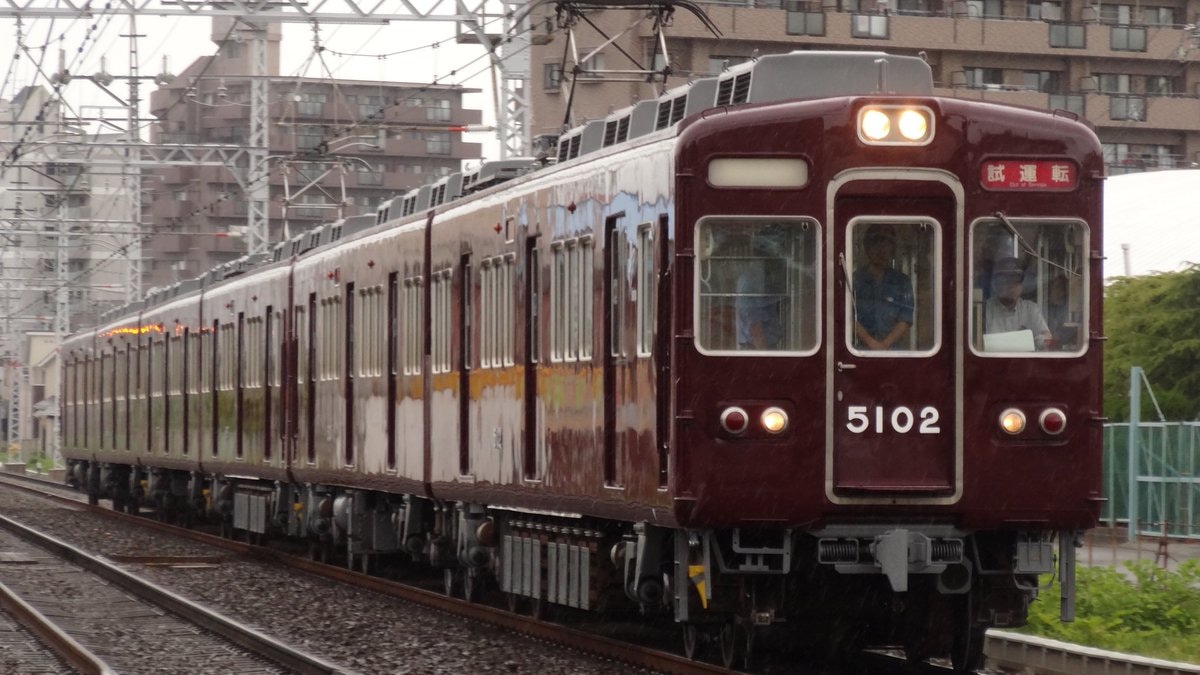 阪急電鉄　5100系　方向幕付　車体キット　ジャンク 阪急】5100系5102F正雀工場出場試運転 |2nd-train鉄道ニュース