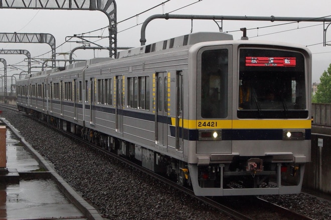 【東武】20000系21421F出場試運転 を栃木駅で撮影した写真