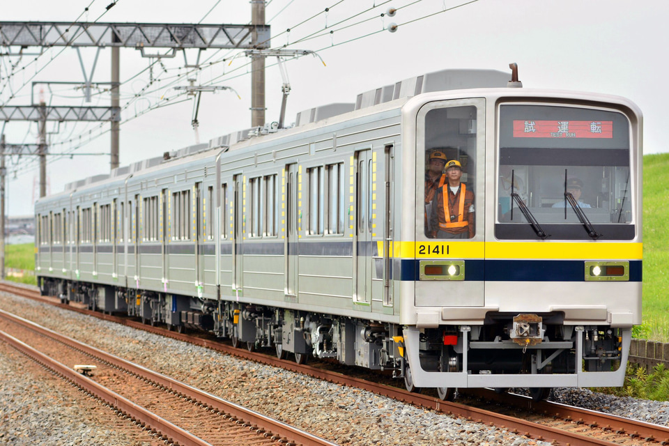 【東武】20040型21411F 日光線試運転の拡大写真
