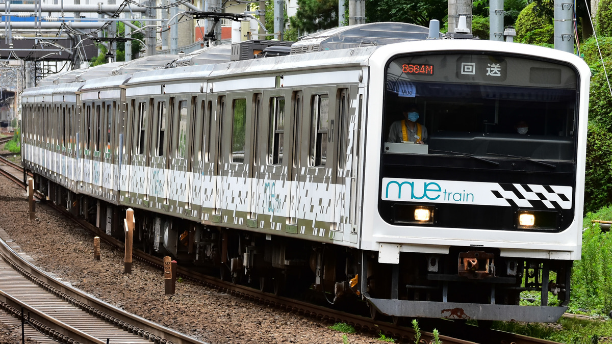 東京西多摩 JR東】209系多目的試験車MUE-Train 東京総合車両センター入場
