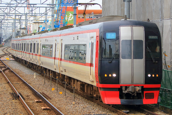【名鉄】2200系2205F舞木入場回送を知立駅で撮影した写真