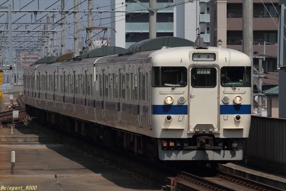 【JR九】福北ゆたか線で415系が営業運転の拡大写真