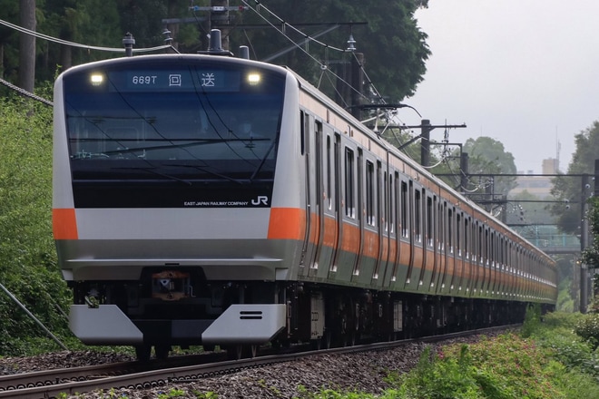 【JR東】E233系T71編成宮ノ平へ初入線