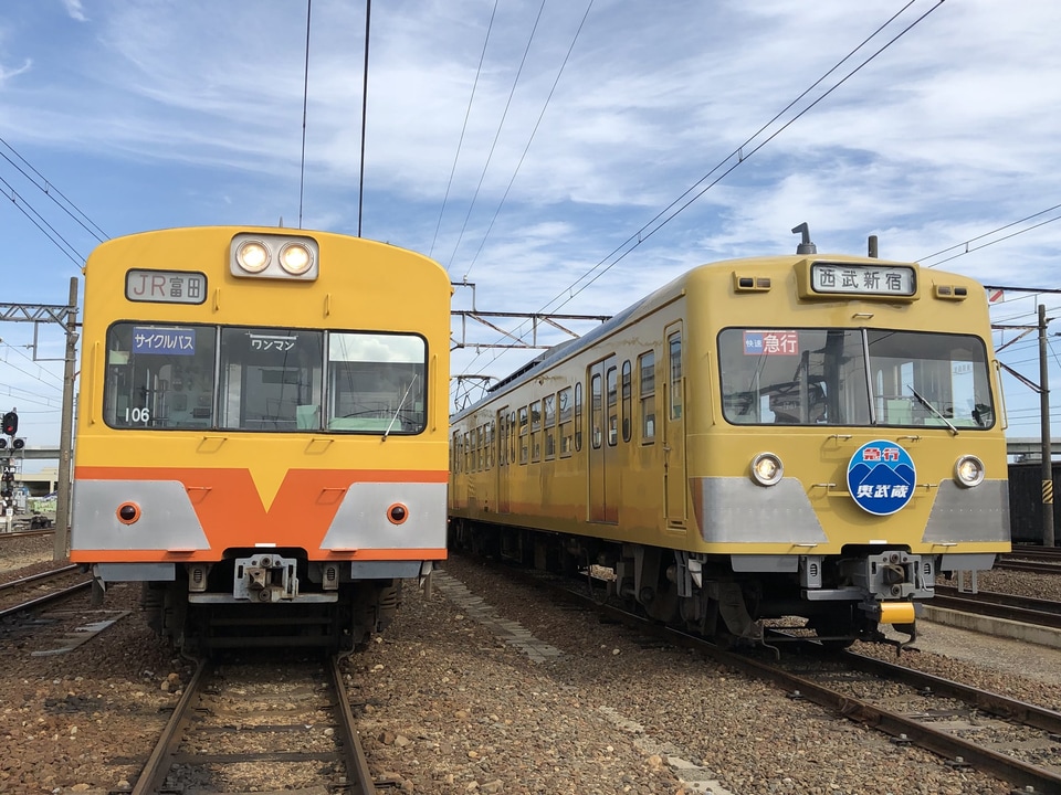 【三岐】きいろい701系貸切列車の拡大写真