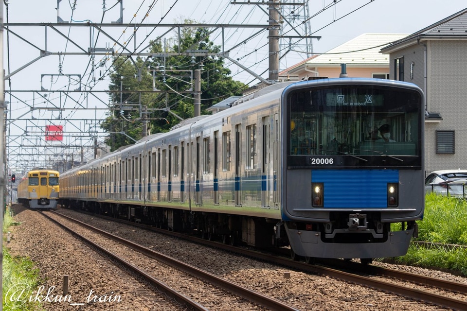 【西武】20000系20108Fと20106Fが池袋線⇔新宿線間で入れ替えの拡大写真