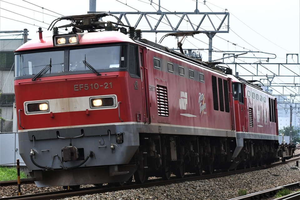 【JR貨】EF510-3広島車両所入場の拡大写真