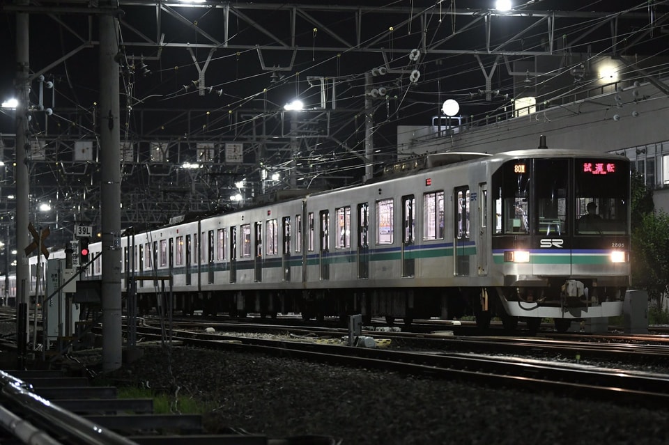 【SR】2000系2106Fが千代田線内で夜間試運転の拡大写真