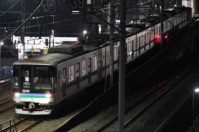 【SR】2000系2106Fが千代田線内で夜間試運転