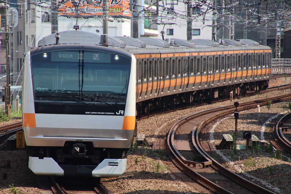 【JR東】E233系トタT23編成東京総合車両センター出場回送の拡大写真