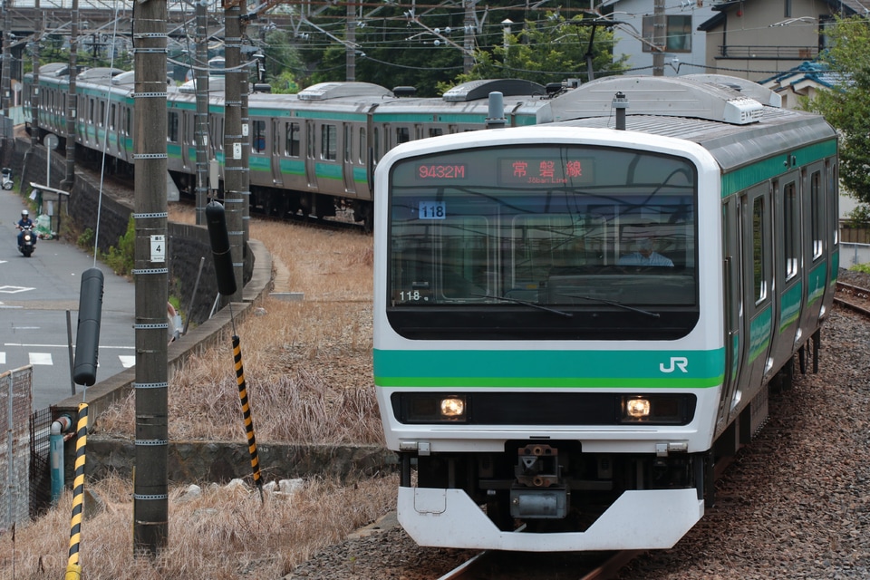 【JR東】E231系マト118編成 長野総合車両センター入場回送の拡大写真