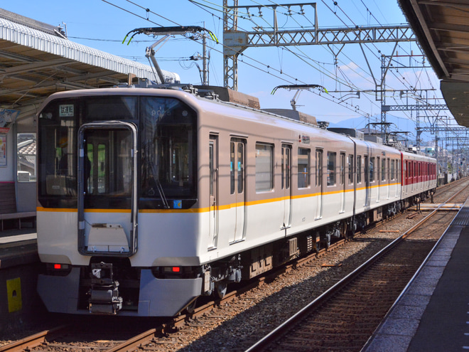 【近鉄】9020系EE25五位堂出場試運転(大阪線)を法善寺駅で撮影した写真