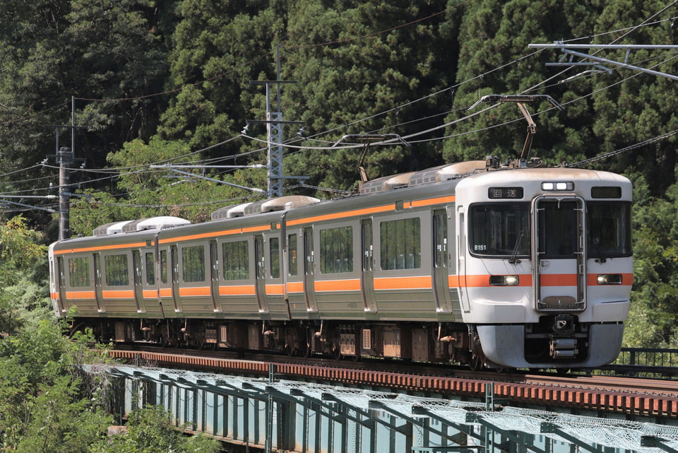 【JR海】神領車両区所属313系1700番台が飯田線への拡大写真