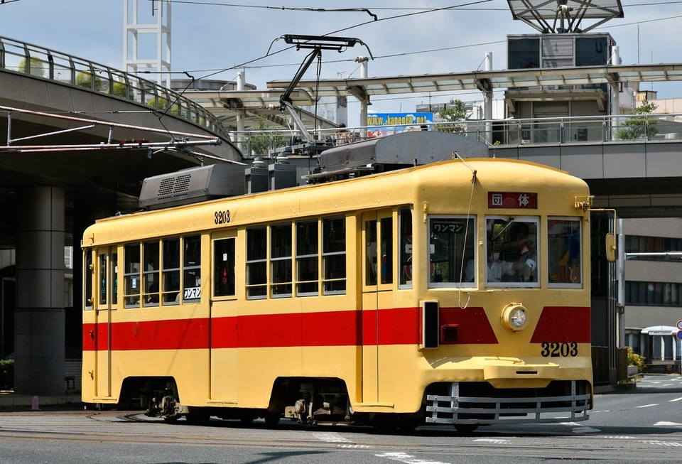 【豊鉄】モ3203号を使用した団体貸切列車「ぼくらのなつやすみプロジェクト2020」の拡大写真