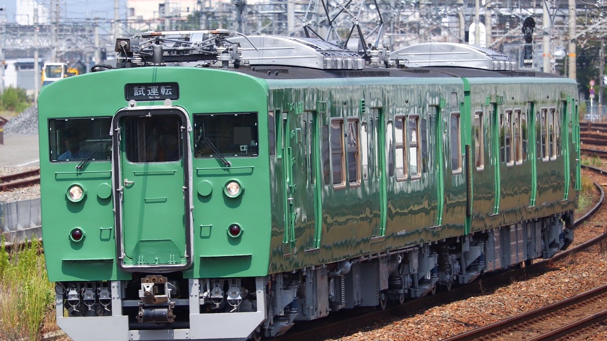 JR西】福フチ115系R1編成 吹田出場試運転 |2nd-train鉄道ニュース