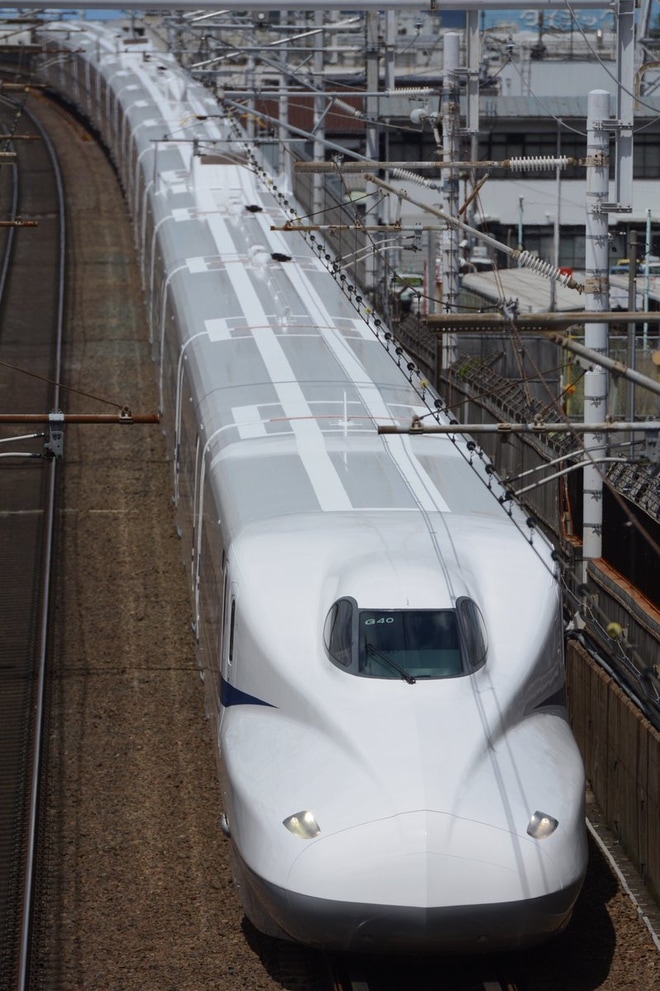 【JR海】N700A G40編成浜松工場出場試運転を名古屋〜三河安城間で撮影した写真