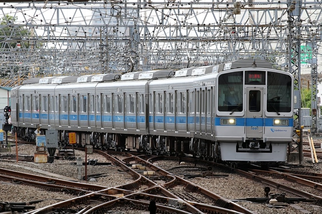 【小田急】1000形1091×10(1091F)試運転を相模大野駅で撮影した写真