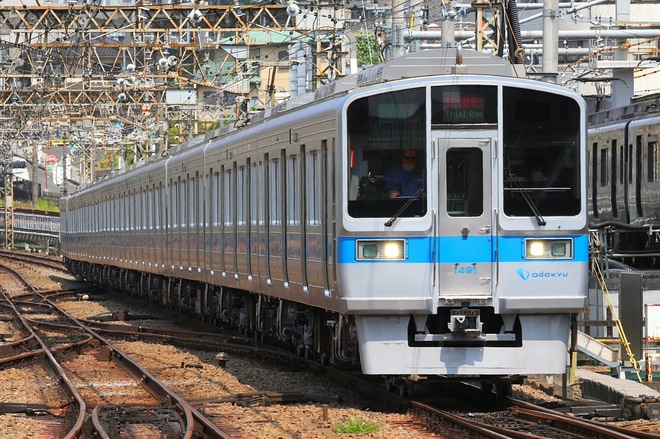 【小田急】1000形1091×10(1091F)試運転を海老名駅で撮影した写真