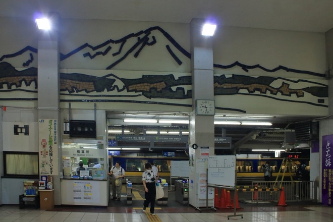 【JR西】米子駅舎建て替えにより閉鎖を米子駅で撮影した写真