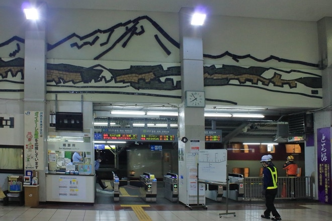 【JR西】米子駅舎建て替えにより閉鎖を米子駅で撮影した写真