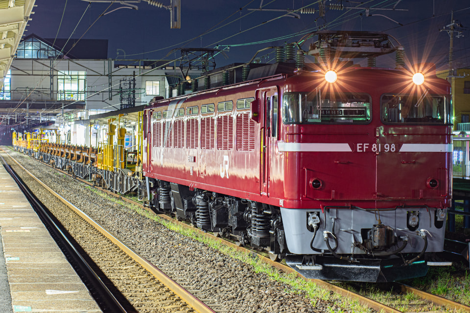 【JR東】EF81-98牽引いわき工臨運転の拡大写真