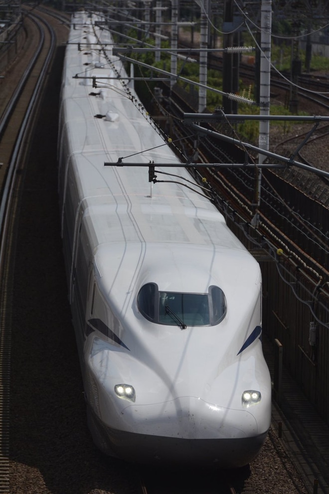 【JR海】N700S J4編成試運転を三河安城〜名古屋間で撮影した写真