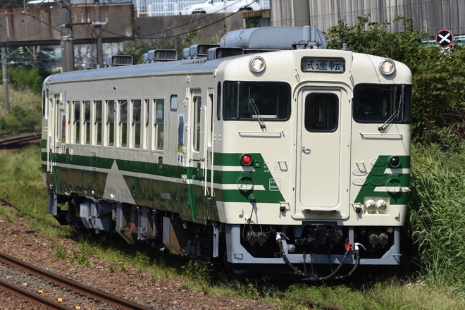 を秋田総合車両センター付近で撮影した写真