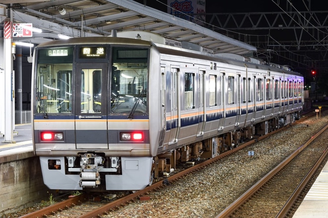 【JR西】207系S47編成 網干総合車両所本所出場を東加古川駅で撮影した写真