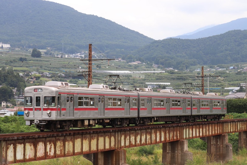 【長電】さよなら3600系L2編成のイベント列車の拡大写真
