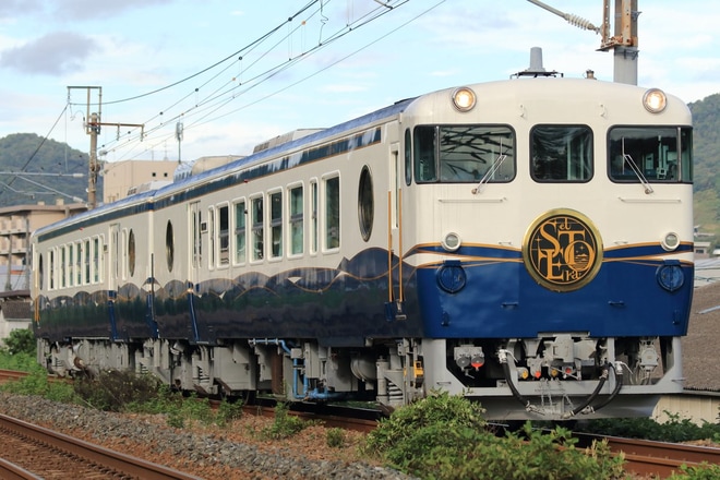【JR西】新観光列車etSETOra試運転を不明で撮影した写真