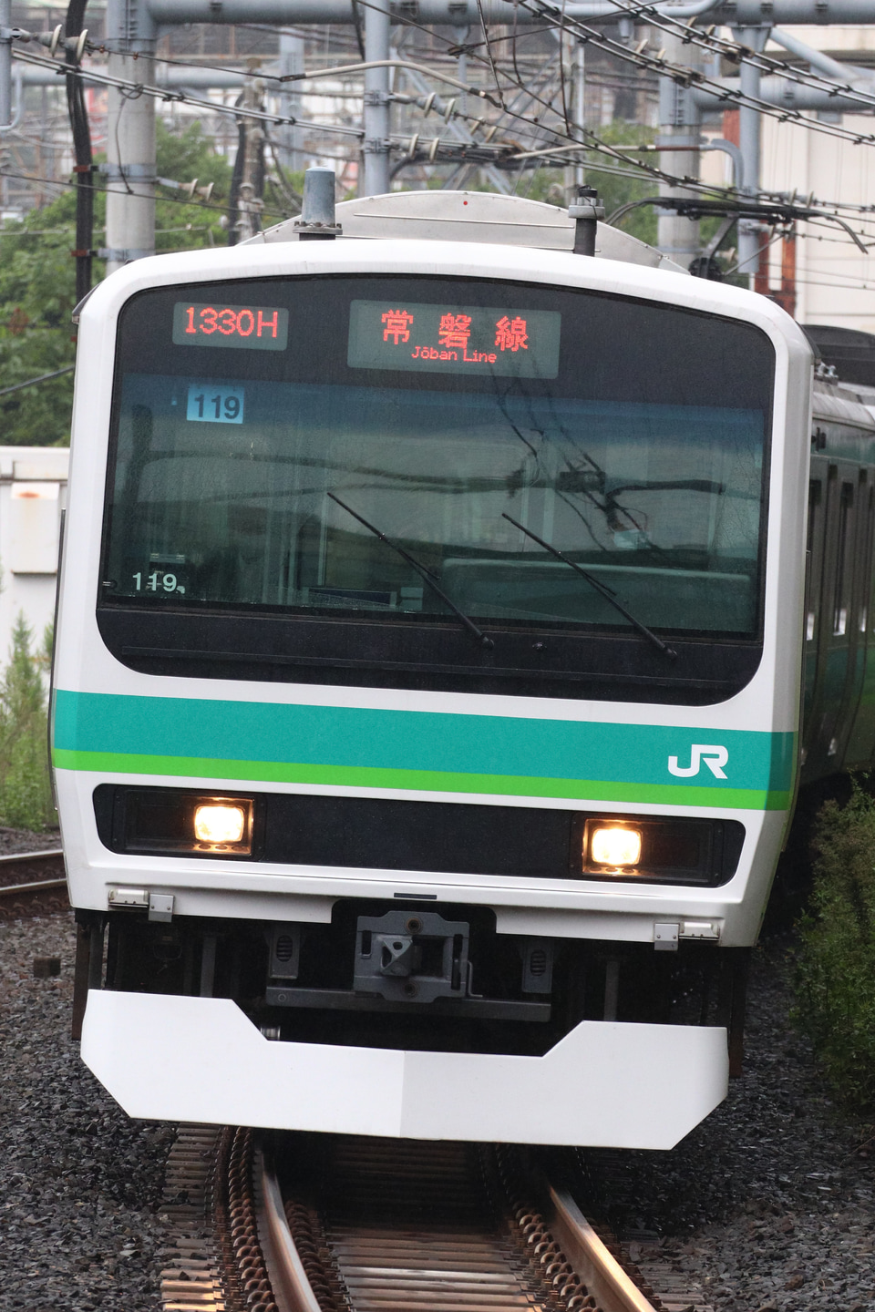 【JR東】E231系マト119編成ドアエンジン全車両更新し運用復帰の拡大写真