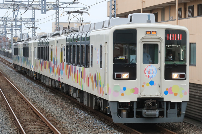 【東武】スカイツリートレイン使用「ソーシャルディスタンス日光号」運転を鎌ヶ谷駅で撮影した写真