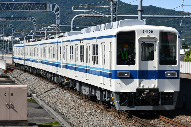 【東武】8000系81109F 南栗橋工場出場試運転を栃木駅で撮影した写真