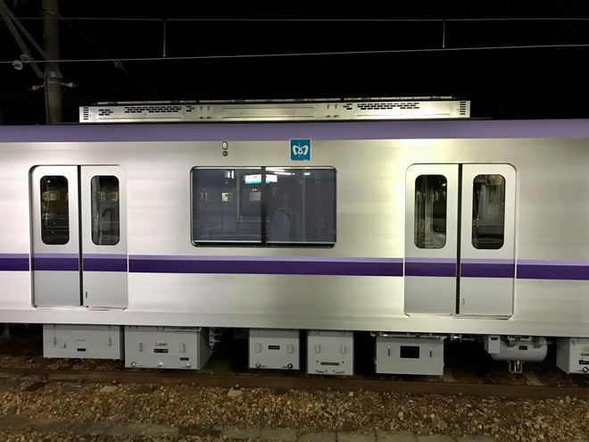 【メトロ】半蔵門線新型車両18000系18101F甲種輸送を糸崎駅で撮影した写真