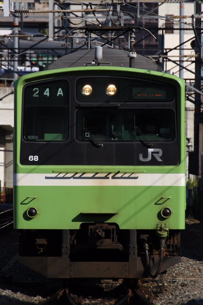【JR西】201系ND604編成吹田総合車両所入場回送を不明で撮影した写真